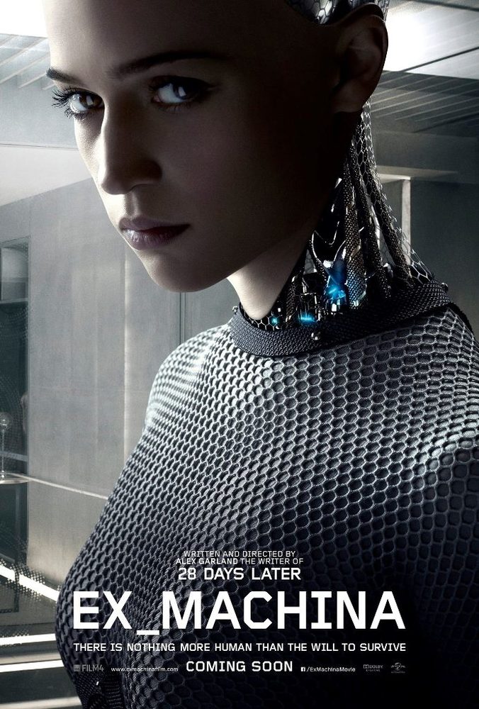 پوستر فیلم «فراماشینی»(ex machina) با بازی آلیسیا ویکاندر